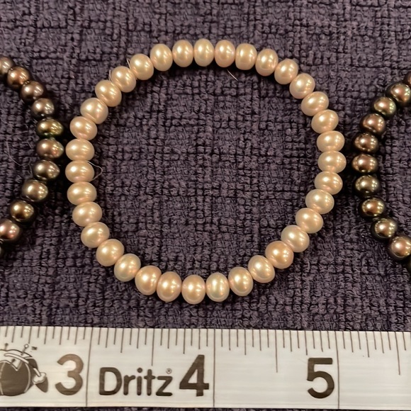 Set of 3 pearl bracelets - Picture 4 of 5